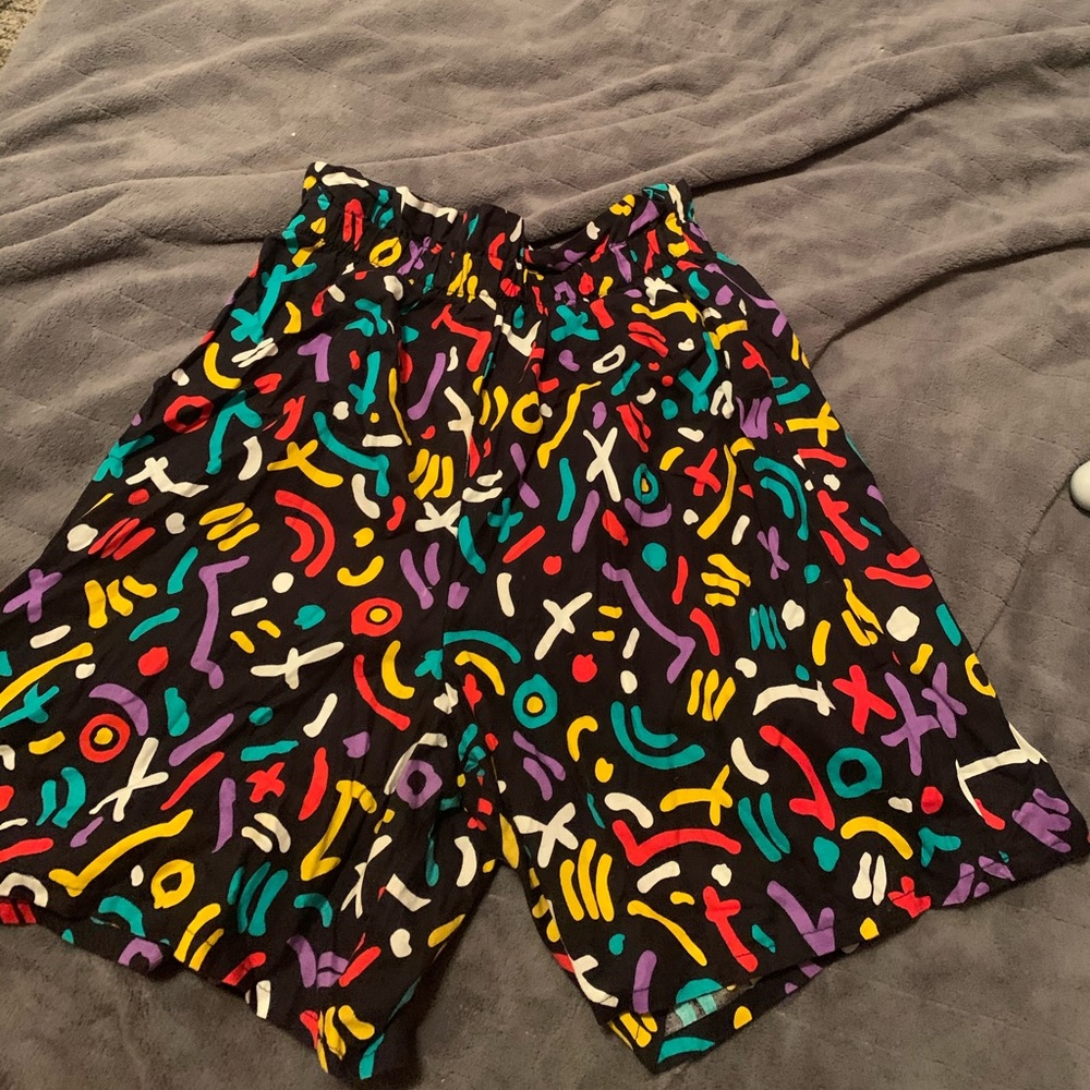 90s elastic shorts
